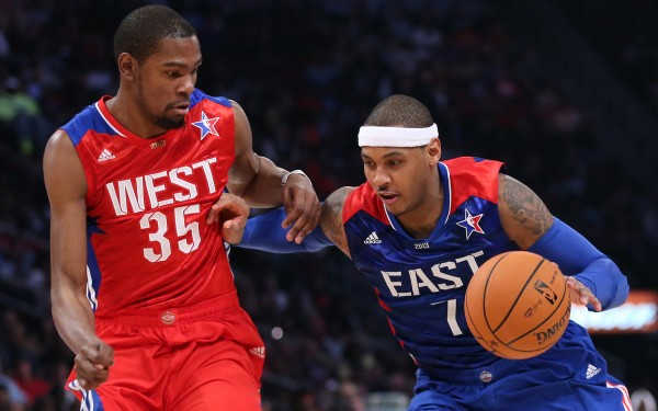 The Knicks and Nets will host the 2015 NBA All-Star Game in New York. (Ronald Martinez/Getty Images)